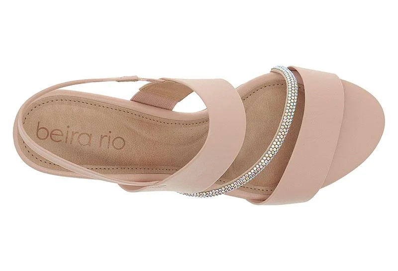 Beira Rio Rose Heels Sandal for Women – Stylish Ladies Heel Sandals & Sling Back Heels for Girls for Women | Best Price UAE