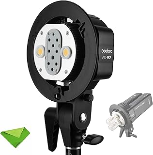 EACHSHOT Godox AD-B2 Flash Bracket for AD200 AD200Pro Dual Power Twin Head Bowens Mount to Install 2 Godox AD200 - Image 1