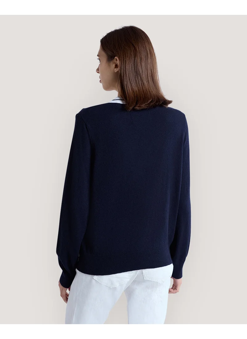 غانت Gant Contrast V-Neck