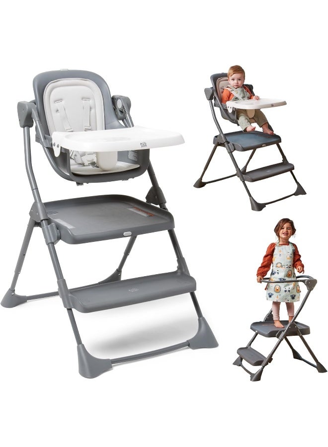 The First Years 2-for-1 Baby High Chair and Toddler Tower - Image 1