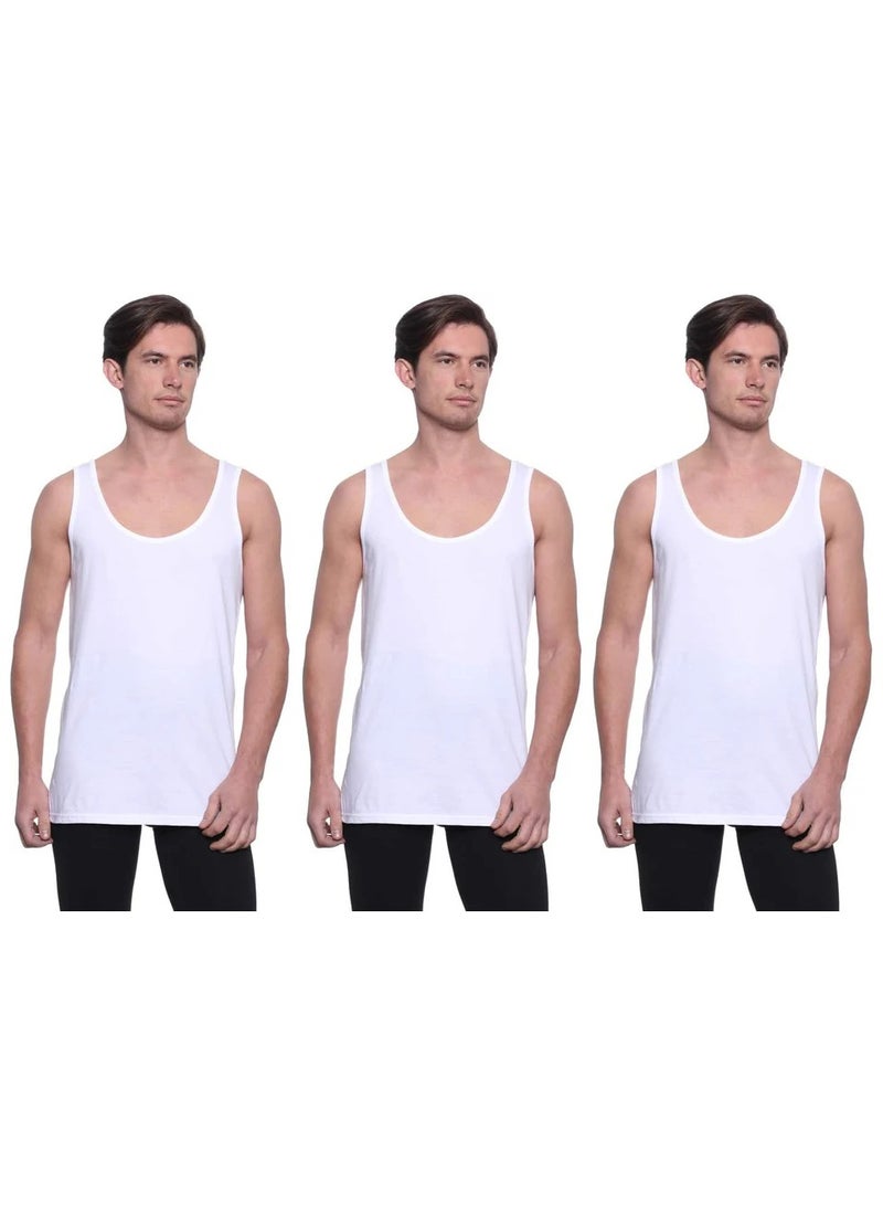 DICE مجموعة من 3 تي شيرتات رجالية بدون أكمام - Image 1