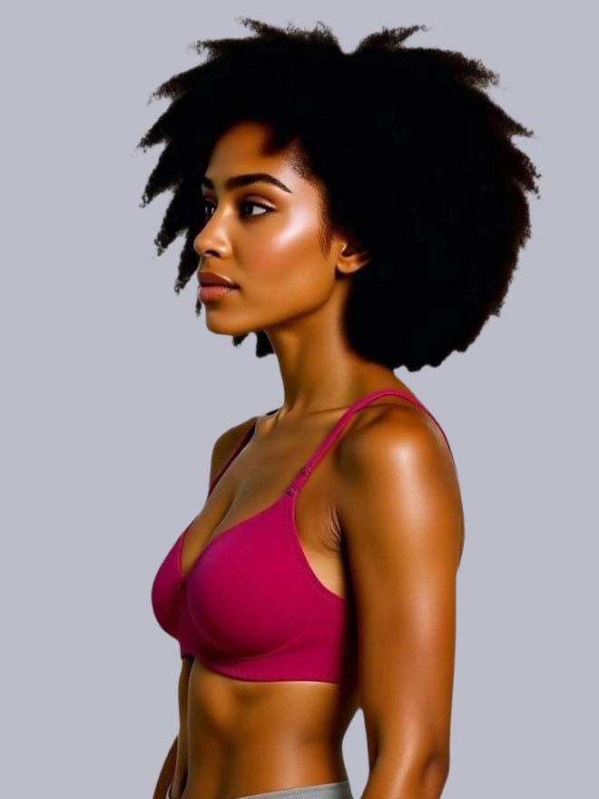 Eden Pack of 2 - Non-Padded Non Wired Cotton Blend T-Shirt Bra - Image 4