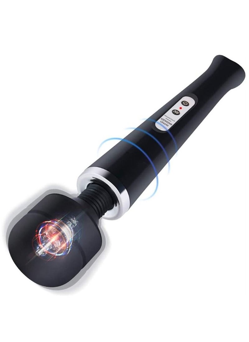 Arabest - Cordless Massager, Handheld Back Massager Wand with 10 Powerful Vibrations, Electric Personal Massager for Deep Full Body Massage and Pain Relief (Black) - Image 1