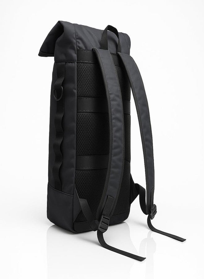 MONKEY TROOPERS Hoody Laptop Backpack, Bag For Men Women, college, school, office, travel, casual, Dual Compartments & Multiple Organizer Pockets, Water resistant (Black) - Image 3