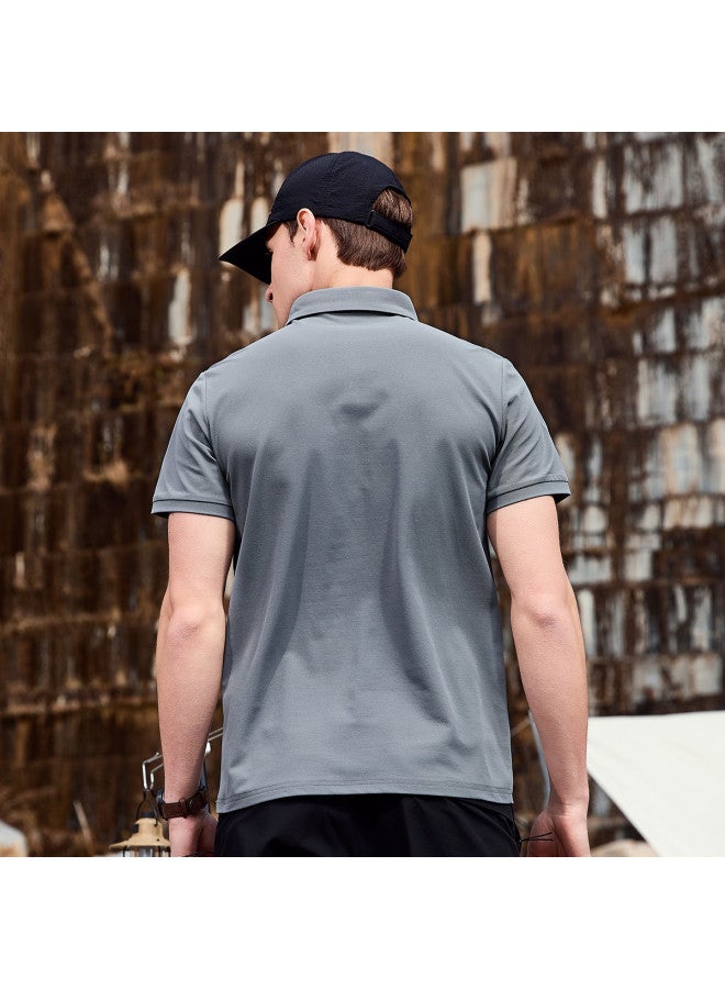 Jeep Summer Polo Shirt Men's Casual Versatile Short-sleeve T-shirt Sports Men's Polo Shirt - Image 5