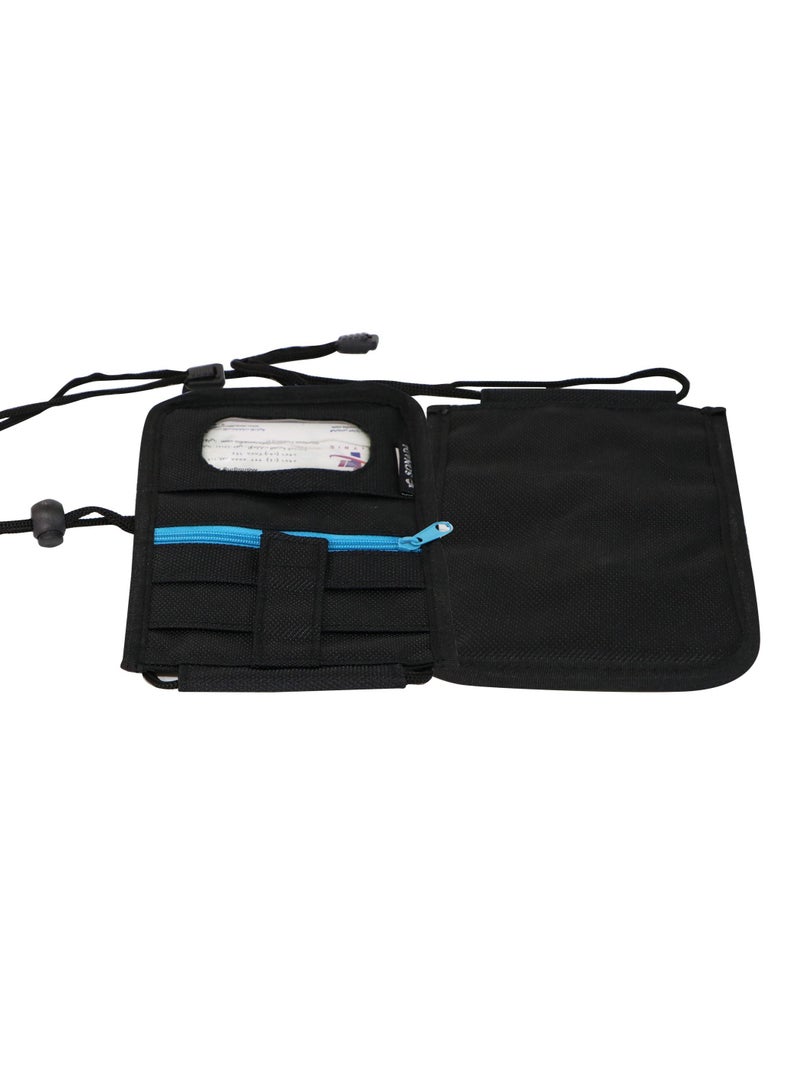 SONADA Passport Holder Multi function Travel Passport Cover Neck Bag Protector Wallet ID Holder Pouch  - Image 4