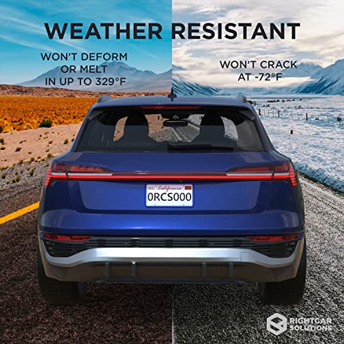 Rightcar Solutions Silicone License Plate Frame | The Original Premium Grade Silicone Car Plate Frame | Rust Proof, Rattle Proof, Weather Proof License Plate Holder (Blue) - Image 5