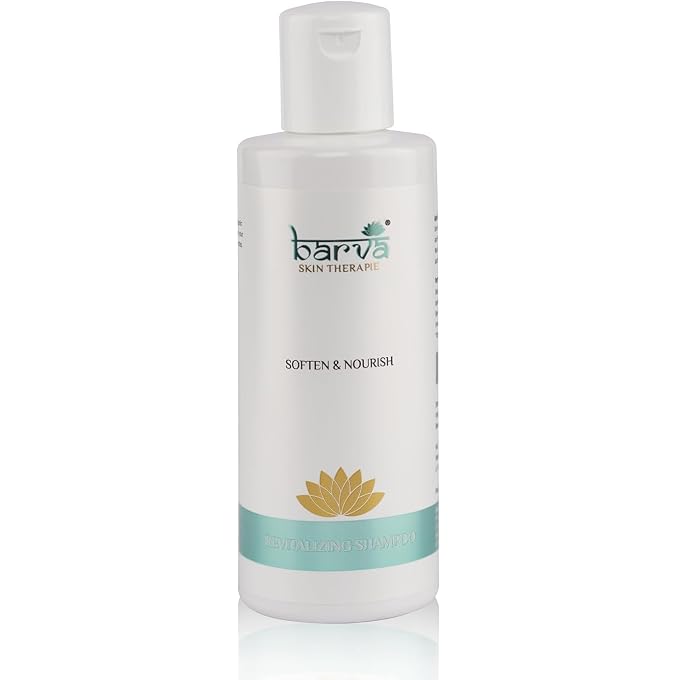 Barva Revitalizing Shampoo, Healthy Hair Growth, Anti Hairfall with Amla & Aloe Vera extracts, 200ml - Image 2