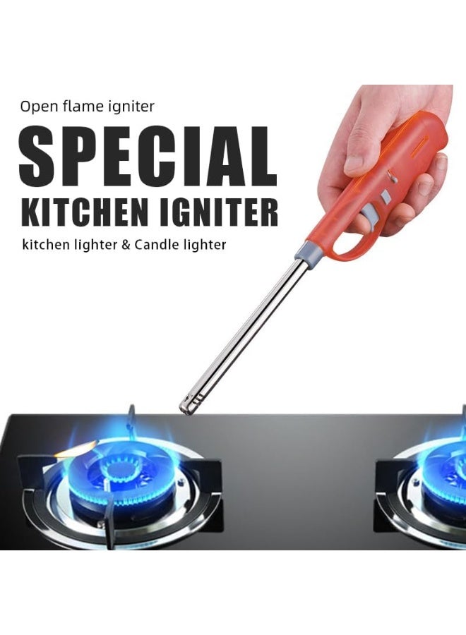 BEYTOR Multi Purpose Torch Lighter Set of 3 Refillable Butane Windproof Stainless Steel for Kitchen and BBQ - Image 3