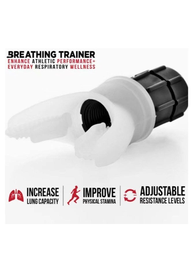 OASIS-TH Breathing Exerciser Trainer, Breathing Exercise Lungs, Deep Breathing Lung Exerciser Device, Adjust Resisstance Improve Lung Capacity, Handheld Lung Expansion Training Tool, Iron Lung Trainer  - Image 4