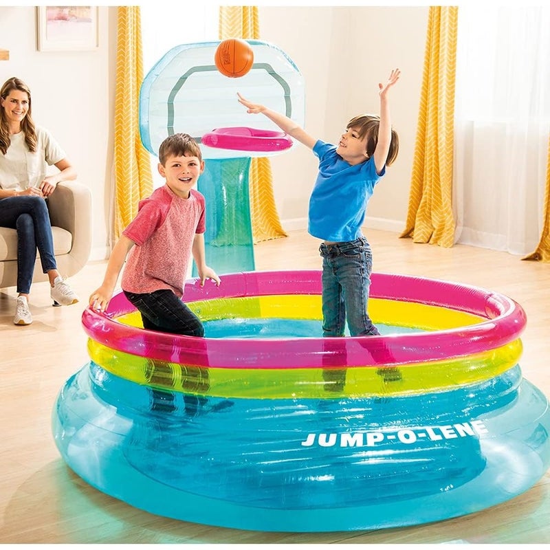 Intex - Shoot'n Bounce Jump-O-Lene Inflatable Trampoline 196x180x152 cm - 48265NP - Image 2