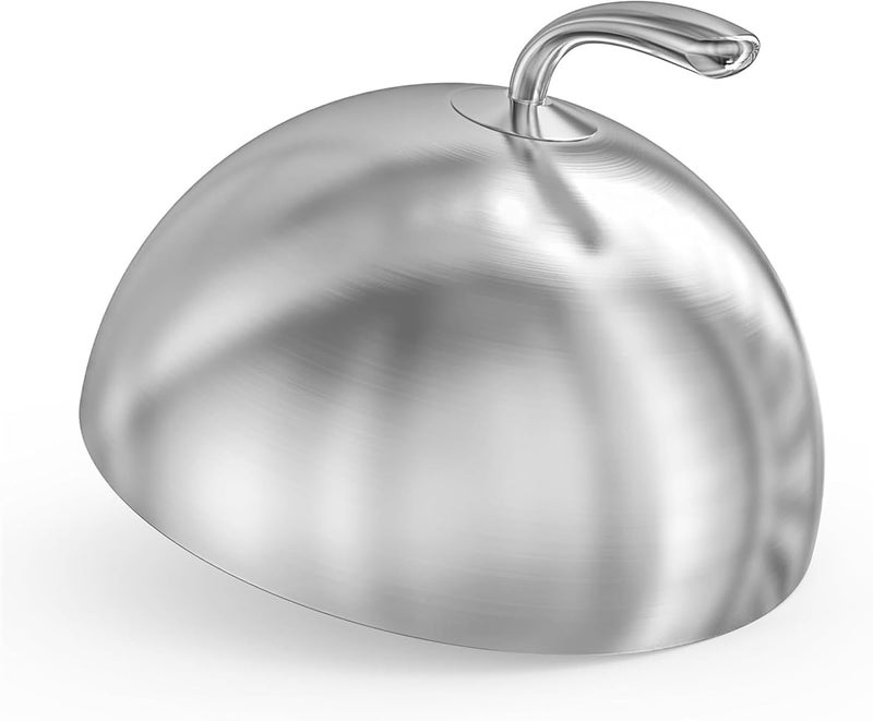 Cheese Melting Dome, Round Basting Cover with Handle, Stainless Steel Griddle Accessories for Flat Top Griddle Grill Indoor/Outdoor Kitchen, Backyard, Parties Cooking - Image 1