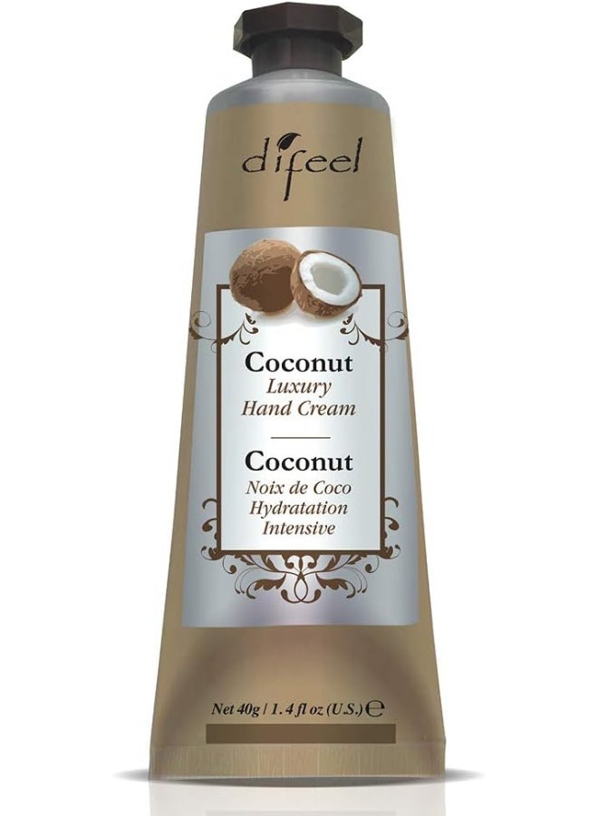 difeel Therapeutic Moisturizing Hand Cream With Coconut Oil 40 Grams - Image 1