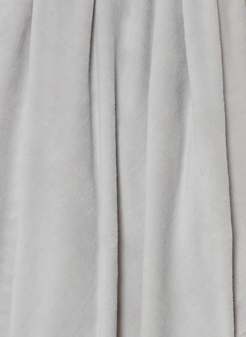 Matalan Grey Large Plain Throw (130cm x 150cm)