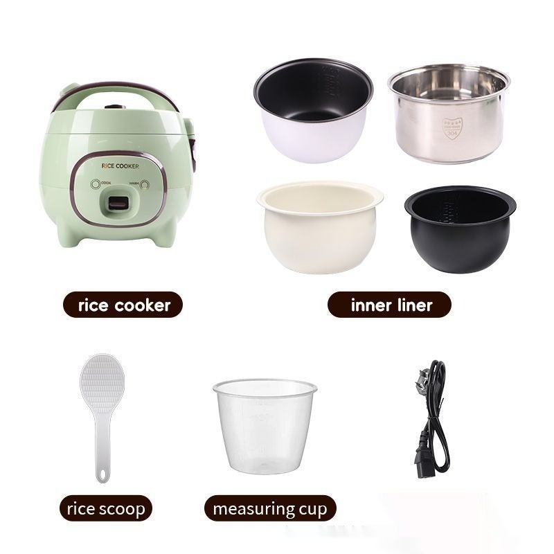 Mini Rice Cooker 110V-220V Non-Stick Inner Pot Dual-Use for Steaming and Cooking, Wholesale for Dorms and Homes - Image 5