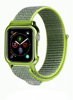 Foxcon High Quality All-In-One Luxury Sport Band Watch Protective Case Stylish Breathable Nylon Strap I Watch 40mm Series 1/2/3/4 