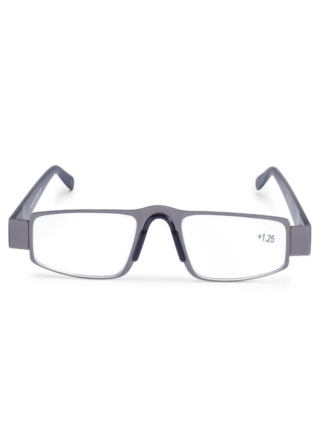 AEC iMag1 Premium Metal Reading Glasses with Convenient Slider Case - Stylish and Functional Eyewear Frame (+1.50, Brown) - Image 3
