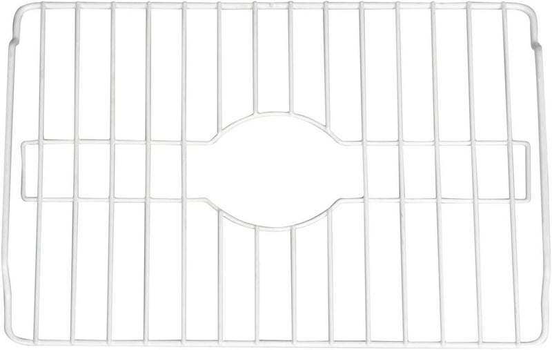 SOFINNI Sink Protectors for Kitchen Sink Bottom with White Coating Grate Insert Grid Sink Bowl Drying Rack Steel Small (10.5" x 12.5") - Image 3