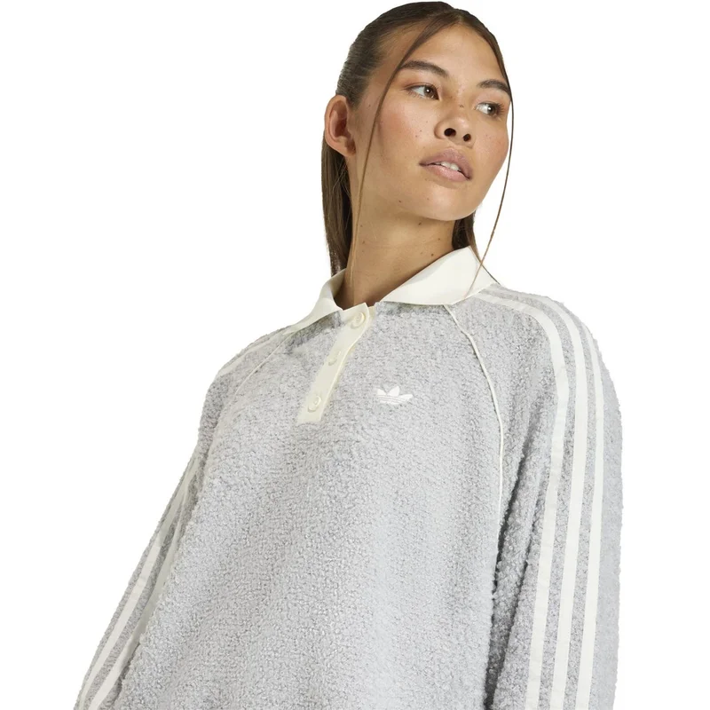 Adidas Originals GRETWO ADIDAS ORIGINALS BOUCLE OVERSIZED POLO CREW for Women | Best Price UAE