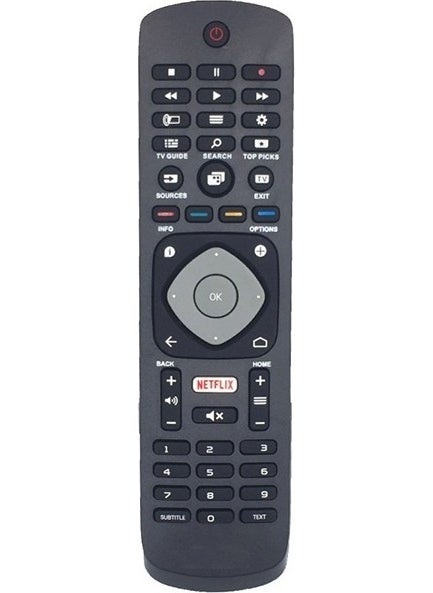 Philips Red Netflix Button LED TV Remote Control