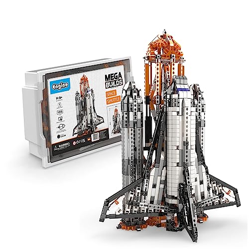 Engino MEGA Builds Challenger Space Shuttle Building Toys for Kids 9 Construction Set STEM Toys Engineering Kit STEM Kit Creative Fun Gift for Boys Girls - Image 1