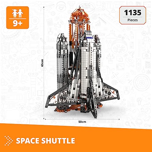 Engino MEGA Builds Challenger Space Shuttle Building Toys for Kids 9 Construction Set STEM Toys Engineering Kit STEM Kit Creative Fun Gift for Boys Girls - Image 5