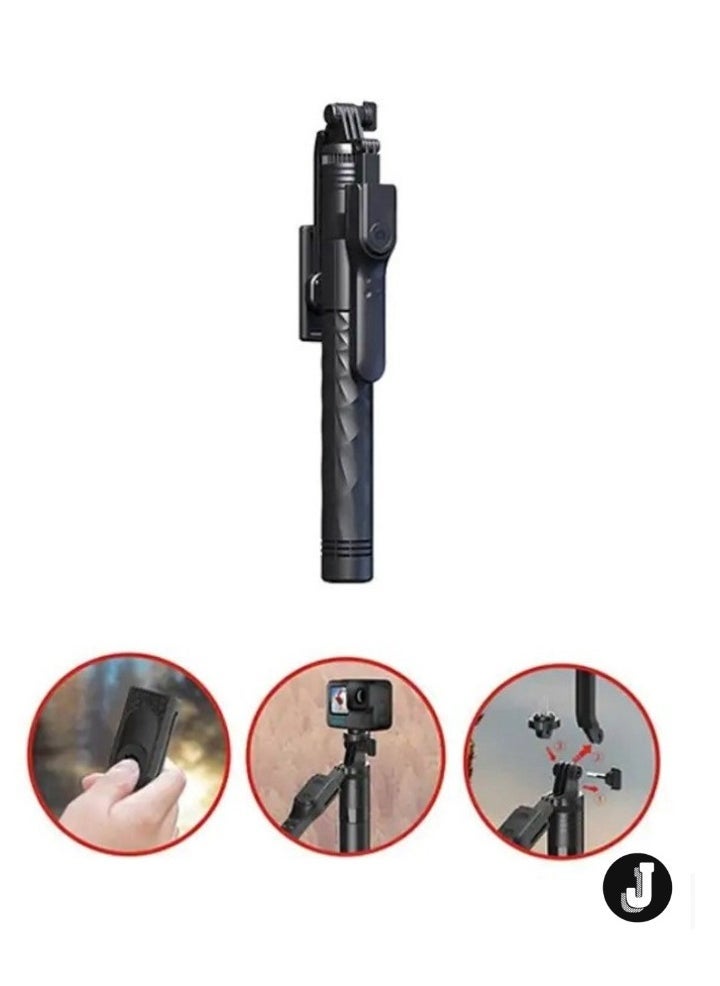 JAJEEK 360° Rotatable Camera Mount Holder Selfie Stick – Adjustable, 75m Telescopic for Selfies, Vlogging & Live Streaming - Image 5