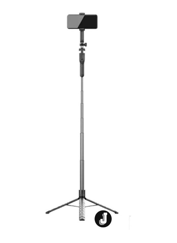 JAJEEK 360° Rotatable Camera Mount Holder Selfie Stick – Adjustable, 75m Telescopic for Selfies, Vlogging & Live Streaming - Image 1