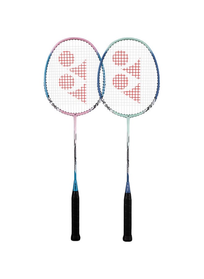 Yonex Badminton Racket Set For Professional Training, Lightweight And Durable, 2 Rackets With Nr6000I, Including Shuttlecock And Grip - Image 3
