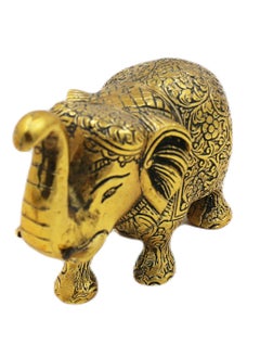 Antique Museum Antique Brass Elephant Sculpture Good Luck Charm  - Image 2