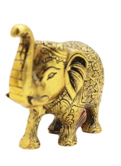 Antique Museum Antique Brass Elephant Sculpture Good Luck Charm  - Image 1