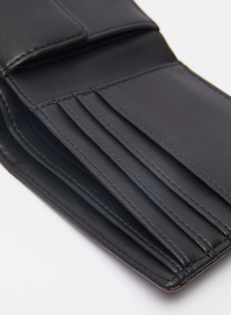 Lee Cooper Paneled Bi Fold Wallet