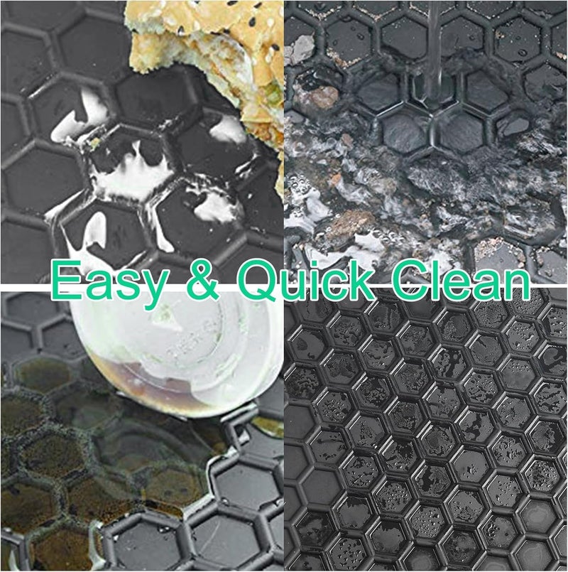 Car Floor Mats Custom Fit for Toyota Corolla Cross 2022-2025 （ Not for Corolla）Black Rubber All Weather Protection Auto Floor Liners Heavy Duty Odorless - Image 4