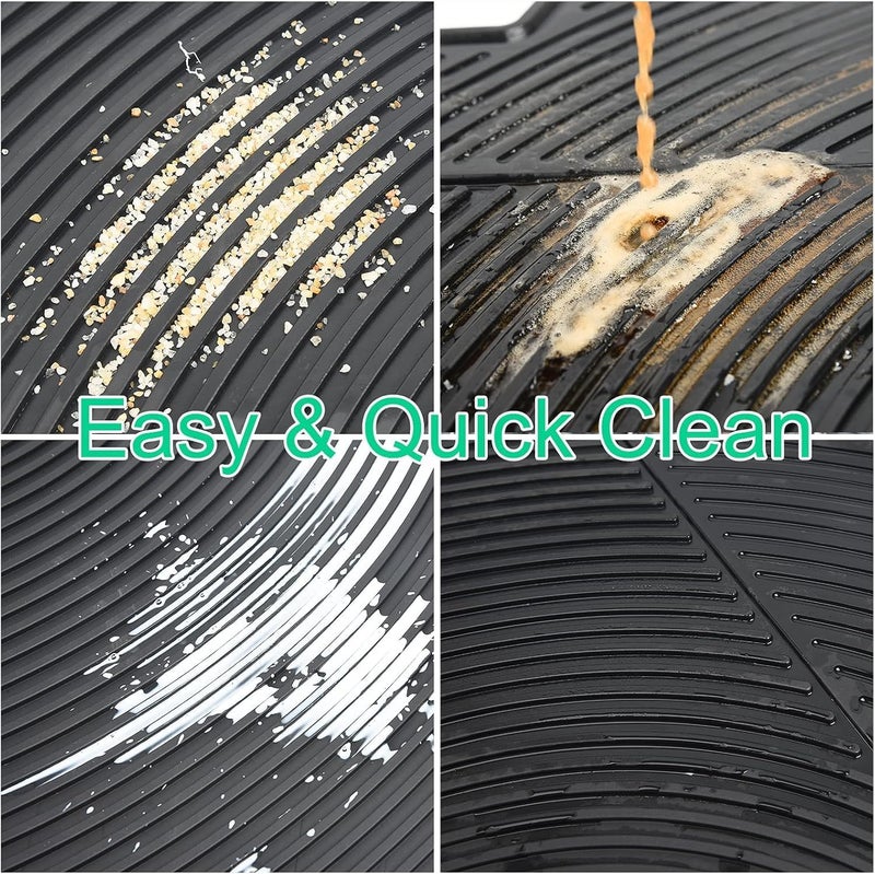 Car Floor Mats Custom Fit for Toyota Corolla Cross 2022-2025 （ Not for Corolla）Black Rubber All Weather Protection Auto Floor Liners Heavy Duty Odorless - Image 5