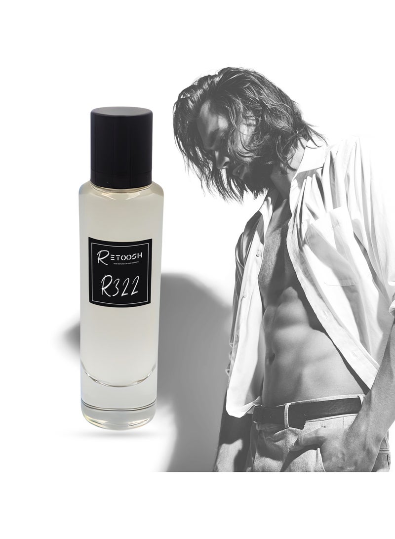 رتوش للعطور احتضنوا عطر R322 – عطر جلدي للرجال | 50 مل. - Image 3