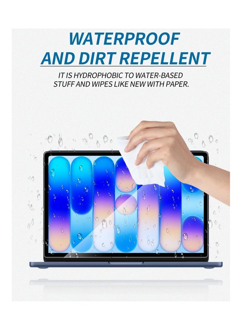 عام [عبوة من قطعتين] واقي شاشة زجاج مقسى متوافق مع MacBook Neo 13 (A18 Pro) 2026 مقاس 13 إنش، بصلابة 9H، مقاوم للخدش وخالٍ من الفقاعات. - Image 5