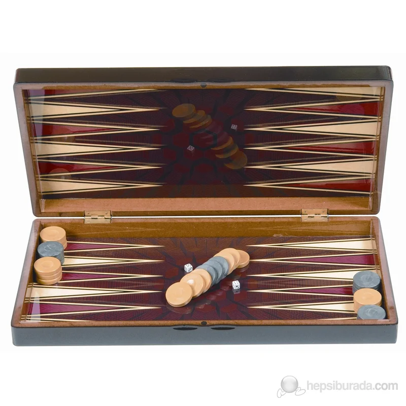 Sedef Okey Eser Polyester Backgammon (Large Size)