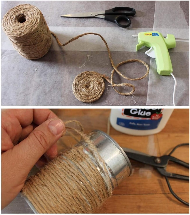 IlikeEC Jute Twine 3mm Thick 656 Feet Best Arts Crafts Twine Industrial Packing Materials Durable String for Gardening Applications -200m - Image 5