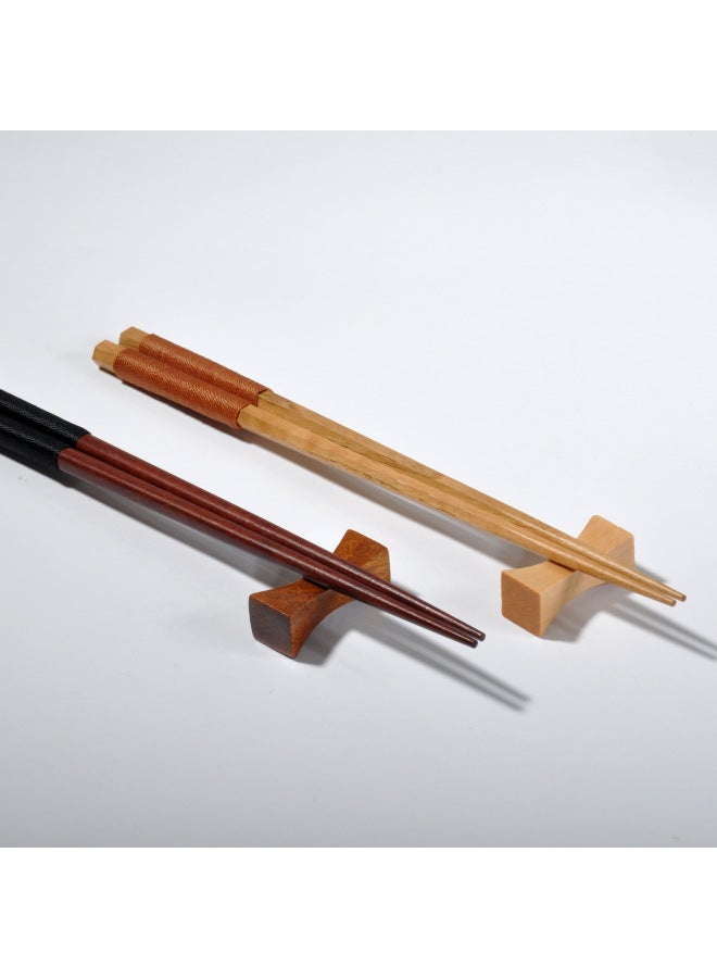 Factory Wholesale Creative Practical Gift Promotion Small Gift Pillow-style Non-slip Nanmu Lotus Chopsticks Holder Chopsticks Holder-Color:Lotus Pillow Rack  - Image 3