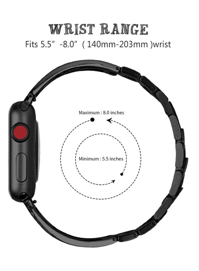 ISank Replacement Band For Apple Watch Series Black - Image 2