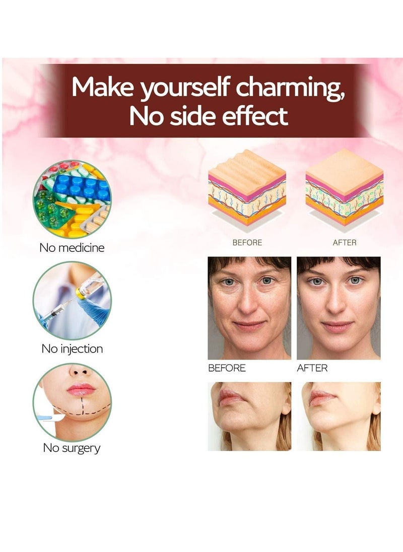 SYOSI Double Chin Reducer, Face Slimming Strap V-Shaped Mask Chin UP Face Lifting Belt for Women, Anti-Wrinkle Face Mask, Lifting Bandage for Shaggy Skin  - Image 3