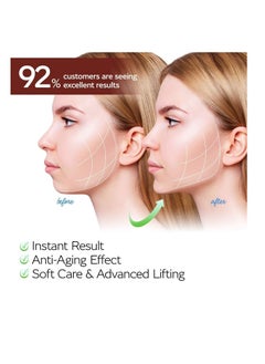 SYOSI Double Chin Reducer, Face Slimming Strap V-Shaped Mask Chin UP Face Lifting Belt for Women, Anti-Wrinkle Face Mask, Lifting Bandage for Shaggy Skin  - Image 2