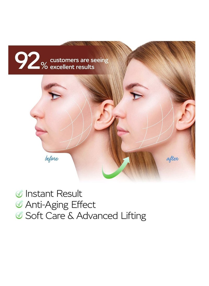 SYOSI Double Chin Reducer, Face Slimming Strap V-Shaped Mask Chin UP Face Lifting Belt for Women, Anti-Wrinkle Face Mask, Lifting Bandage for Shaggy Skin  - Image 2