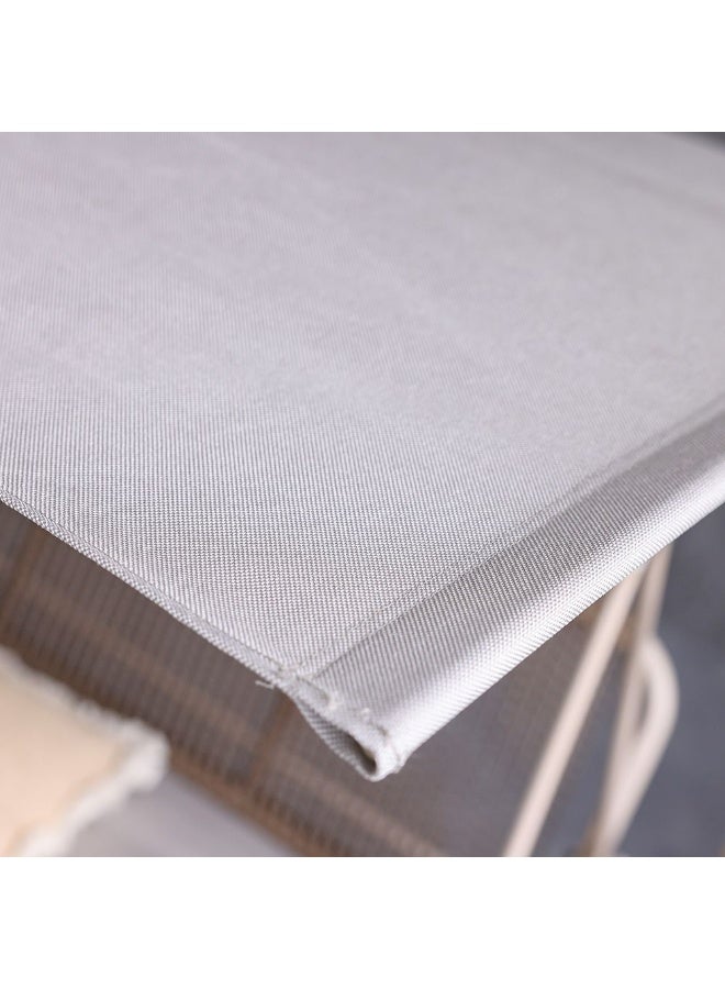 DANUBE HOME Vitara 3 Seater Swing | 3-Seater Hammock Chair | Modern Design Hanging Chair | Three Seat Swing Chair For Indoor Outdoor Garden Patio W170xD120xH150cm   - Beige - Image 5