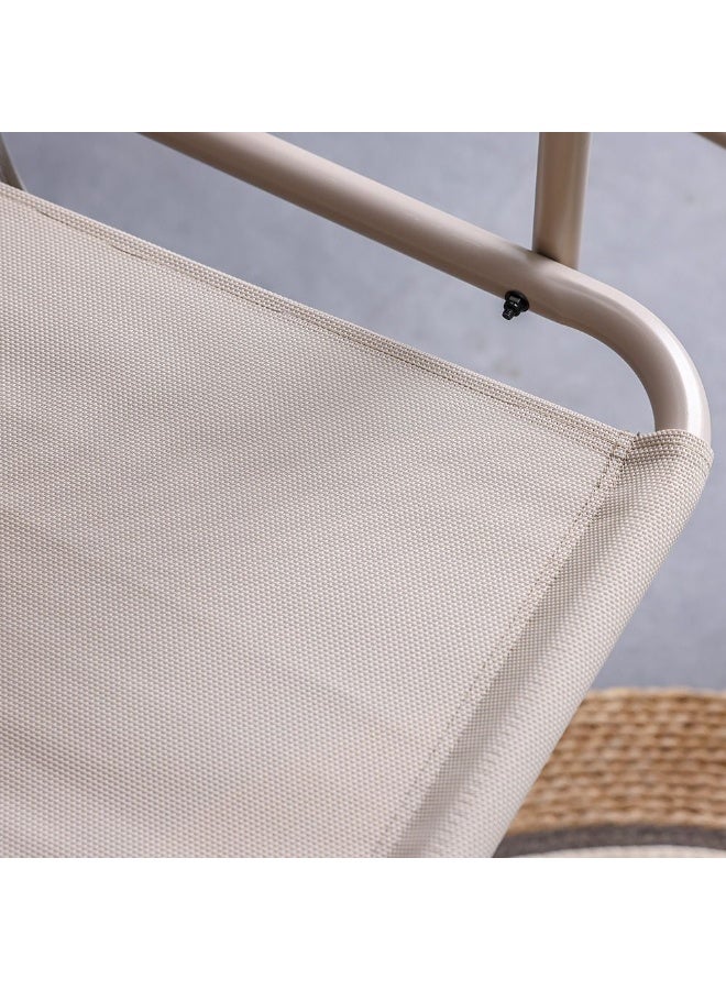 DANUBE HOME Vitara 3 Seater Swing | 3-Seater Hammock Chair | Modern Design Hanging Chair | Three Seat Swing Chair For Indoor Outdoor Garden Patio W170xD120xH150cm   - Beige - Image 4