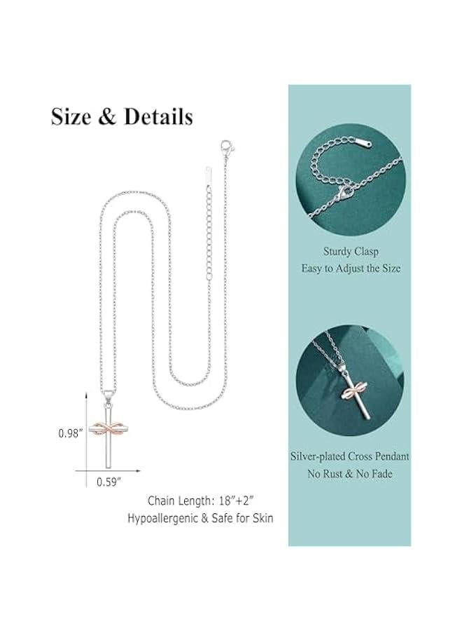 Arabest Happy 10th/11th/12th/13th/14th/15th/16th/17th/18th/21st Birthday Gifts for Girls Her, Cross Necklace Birthday Gift Ideas - Image 5