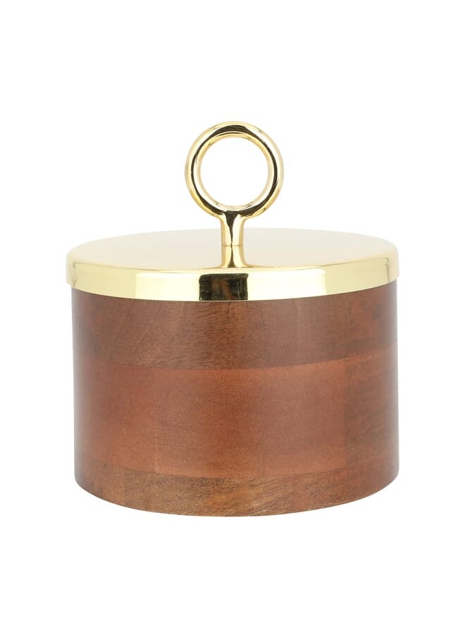 India Tmreya Wooden Round Brown With A Golden Cover - pzsku/Z46EBE81E8951E3F990F2Z/45/_/1671612094/11bd3bcb-a46f-474e-9e97-0d5469d920fd