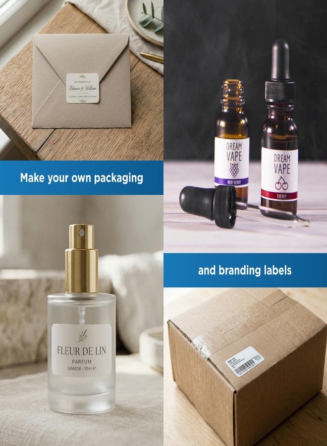 Online Labels ملصقات باركود مستطيلة الشكل 1.5 × 1 بوصة - عبوة من 5000 ملصق، 100 ورقة - طابعة نافثة للحبر/ليزر - ملصقات عبر الإنترنت - Image 3