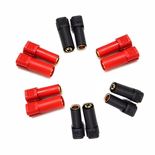 FLY RC 6 Pairs Amass XT150 Connector Adapter Set Female Male Plug 6mm Gold Banana Bullet Plug Connectors RC Lipo Battery ESC Motor - Image 5