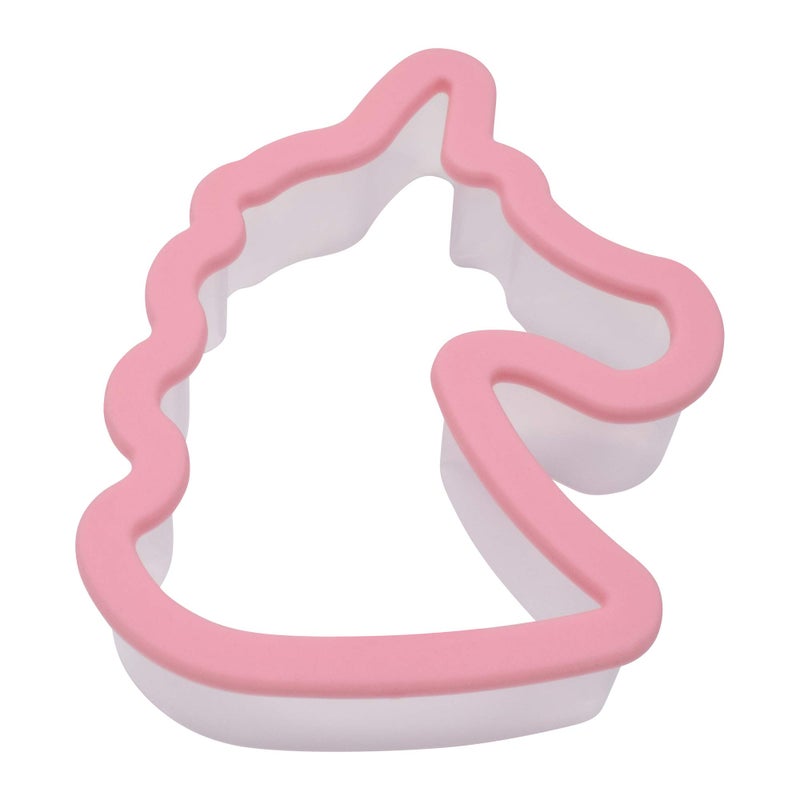 R  M International Unicorn SoftGrip Cookie Cutter One Size Pink